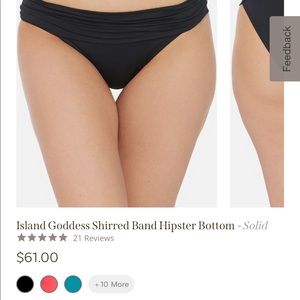 La Blanca island hipster black bottoms